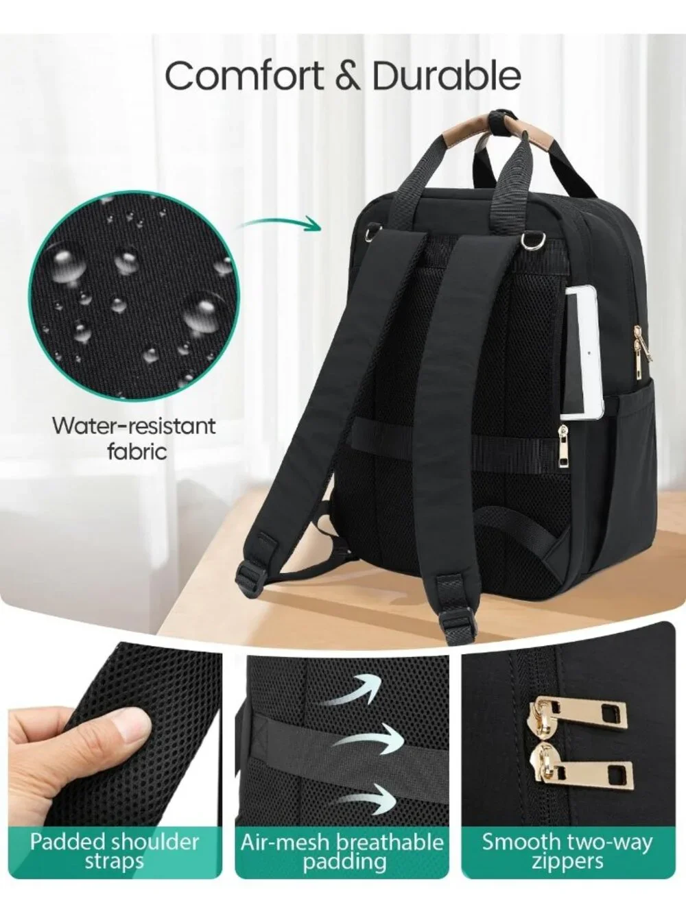 Spacious Extra Large Diaper Bag Backpack for Twins | Waterproof, 19 Pockets